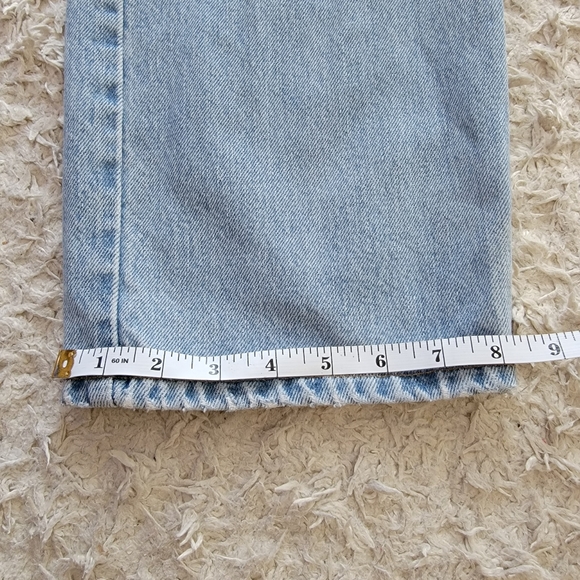 Levis 505 Mens Jeans Orange Tabs 36 X 30 Regular Fit Straight Leg Denim - Picture 3 of 11